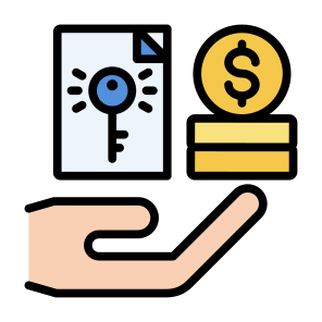 Lease, Real Estate, Rental, Legacy, Key  icon