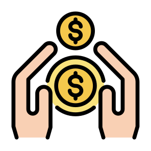 Money, Income, Salary, Cost Saving, Wage, Earnings, Compensation, Sponsorship icon