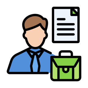 Obligation, Entrepreneur, Contract, Work, User icon