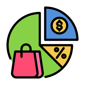 Buyer,  Customer, Demand, Market, Expense icon