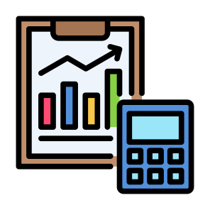 Calculation, Statistics, Sales, Report, Accounting icon