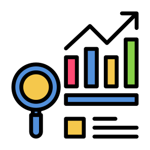 Data Analytics, Statistics, Analysis, Report, Growth icon