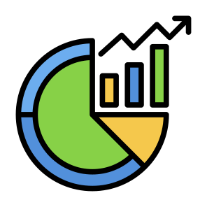 Data Driven, Statistics Analysis Report Results icon