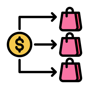 Diversification, Shop, Consumer, Shopping Bag, Buyer icon