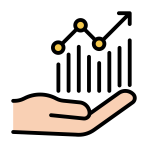 Forecasting, Management, Economy, Statistics, Growth icon
