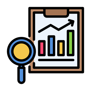 Market Research, Report, Research, Evaluation, Market Analysis icon