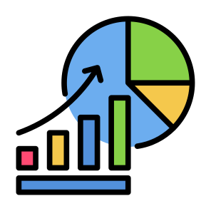Market Share, Increase, Investment, Growth, Profit icon