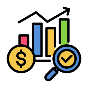 Market Trends, Statistics, Sales, Analytics, Growth icon