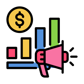 Promotion, Price, Sales, Statistics, Campaign icon
