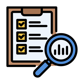 Qualitative Research, Statistics, Research, Survey, Evaluation icon