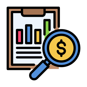 Sales Report, Statistics, Investigation, Report, Research icon