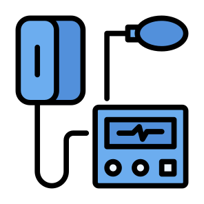 Blood Pressure Meter, Medical Tool, Medical Equipment, Sphygmomanometer, Tensiometer  icon