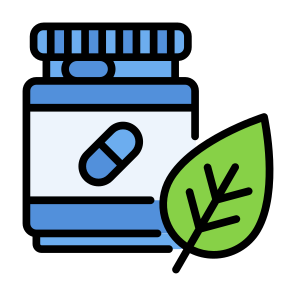 Herbal, Medicine, Treatment, Bottle,  Homeopathy  icon
