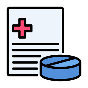Prescription, Medicine, Medication, Pills, Medical Report  icon