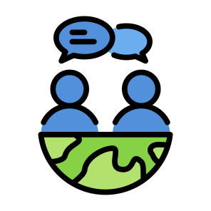 Communication, World, Global, Network, Global Network, People icon