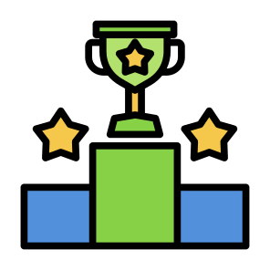 Competition, Cup, Trophy,  Winner, Champion, Podium icon