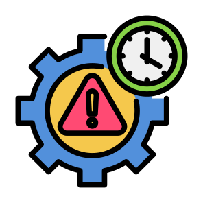 Crisis Management, Warning, Crisis, Management, Risk, Time icon