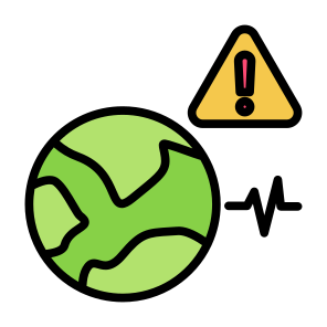 Earthquake, Warning, Attention, Earth, Disaster, Damage,  icon