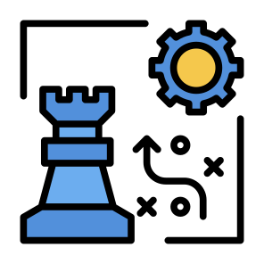 Strategic, Chess, Management,  Planning, Strategic Plan, Management icon