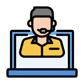 Customer Service Agent,  Call, Mobile Phone, Support, Call Center Agent, Ecommerce icon