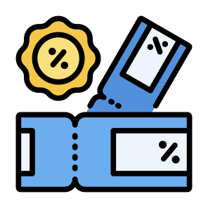 Discount,  Price, Percentage, Ticket, Coupon, Shopping icon