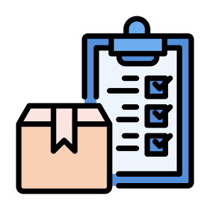 Package, Box, Order, Checklist, Packing List icon