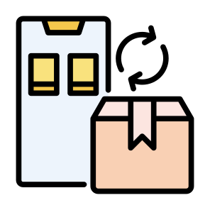 Process, Packing, Product, Ecommerce, Mobile Phone, Shopping , Ecommerce icon