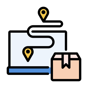 Shipment, Location, Delivery, Map Location, Online Tracking, Shipping icon