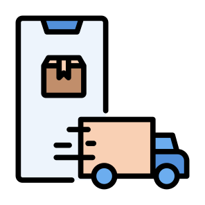 Shipping, Product, Package, Mobile Phone, Online Shopping, Ecommerce icon