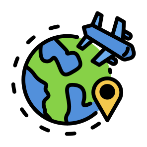 Worldwide Shipping, Plane, Global, Shipment, Shipping And Delivery, Ecommerce icon