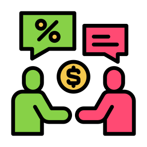 Bargain, Deal, Price, Negotiate, Discount, Offer icon