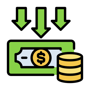 Cheap, Low, Budget, Save, Deal, Price icon