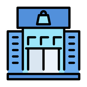 Department, Mall, Building, Store, Supermarket, Shopping Center icon