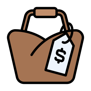 Price Tag, Sale, Price, Dollar, Label, Tag, Bag icon
