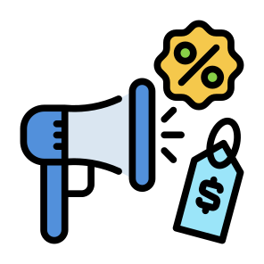 Promotion, Announce, Discount, Speaker, Marketing icon