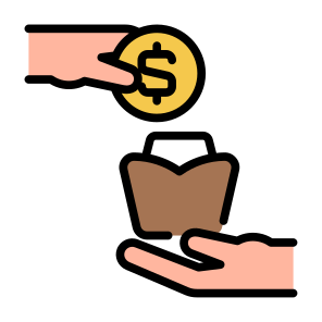 Purchase, Shopping, Money, Retail, Payment, Bag icon