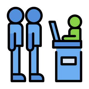 Queue, People, Wait, Service, Line, Order  icon