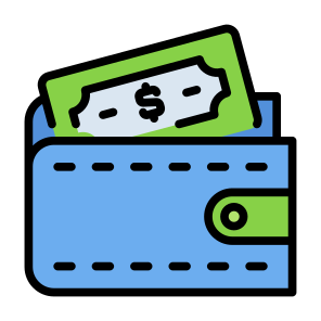 Wallet, Money, Finance, Cash, Currency, Pocket icon