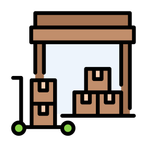 Wholesaler, Boxes, Supply, Stock, Distribution, Bulk icon