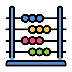 Abacus, Count, Mathematics, Education,  Calculating, Mathematical  icon