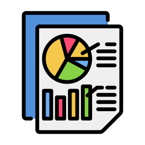 Business Report, Document, Business, Report, Pie Chart, File icon