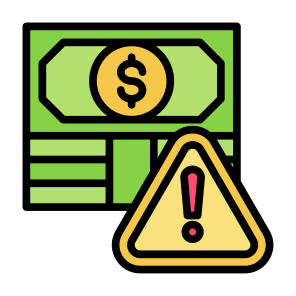 Crisis, Problem, Financial Crisis, Risk, Warning, Money  icon