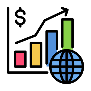 Economy Growth, Economy, Growth, Money, Global, Increase icon