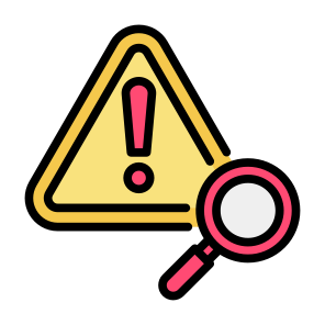 Risk, Analysis, Identify, Diagnosis, Identity, Search  icon