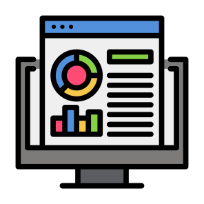 Statistic Report, Statistics, Report, Analysis, Monitor, Data Analytics icon