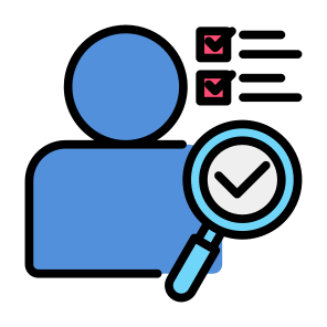 User Audit, Auditor, User, Audit, Search, Job icon