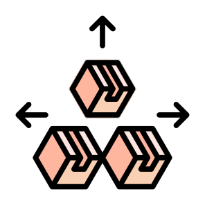 Distribution Product, Distribution, Product, Box, Shipment, Deployment icon
