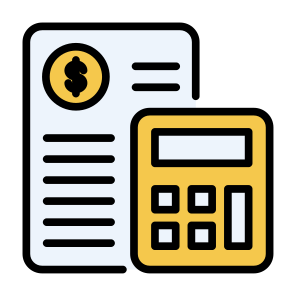 Financial Statement, Document, Financial Report, Tax Calculate, Calculation, Accounting icon