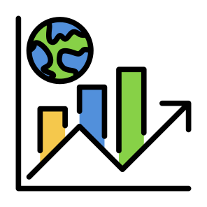 Gdp, Global, Finance, Growth, Investment, Economy icon