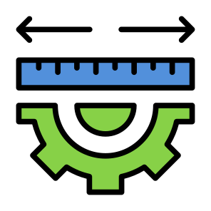 Measurement, Ruler, Measure, Dimensions, Measuring, Scale icon